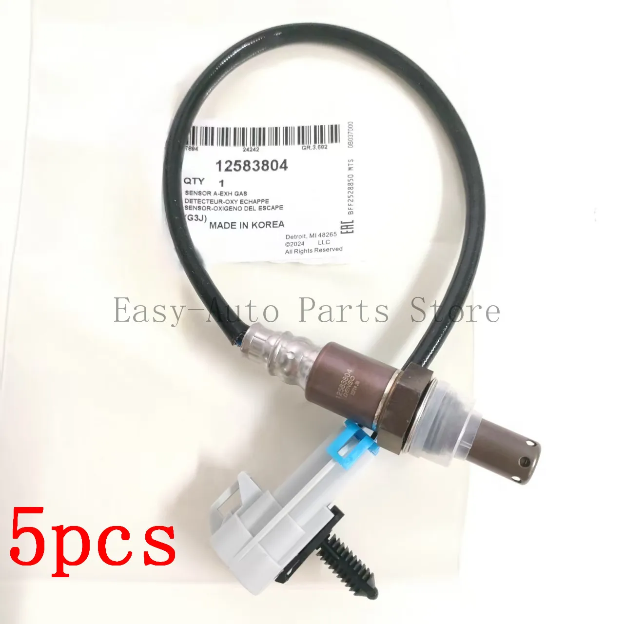 

5 шт. новый автомобильный 12583804 лямбда-зонд кислорода для GMC SAVANA 2500 3500 SIERRA 1500 2500 3500 YUKON XL 2007-2011 для CADILLAC CHEVROL