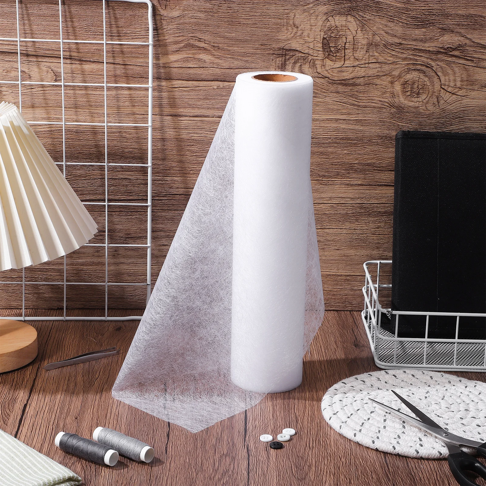 

Double Sided Interfacing White Non-Woven Fusible Adhesive Web For Diy Sewing Crafts Quilting Garment Accessories Fabric