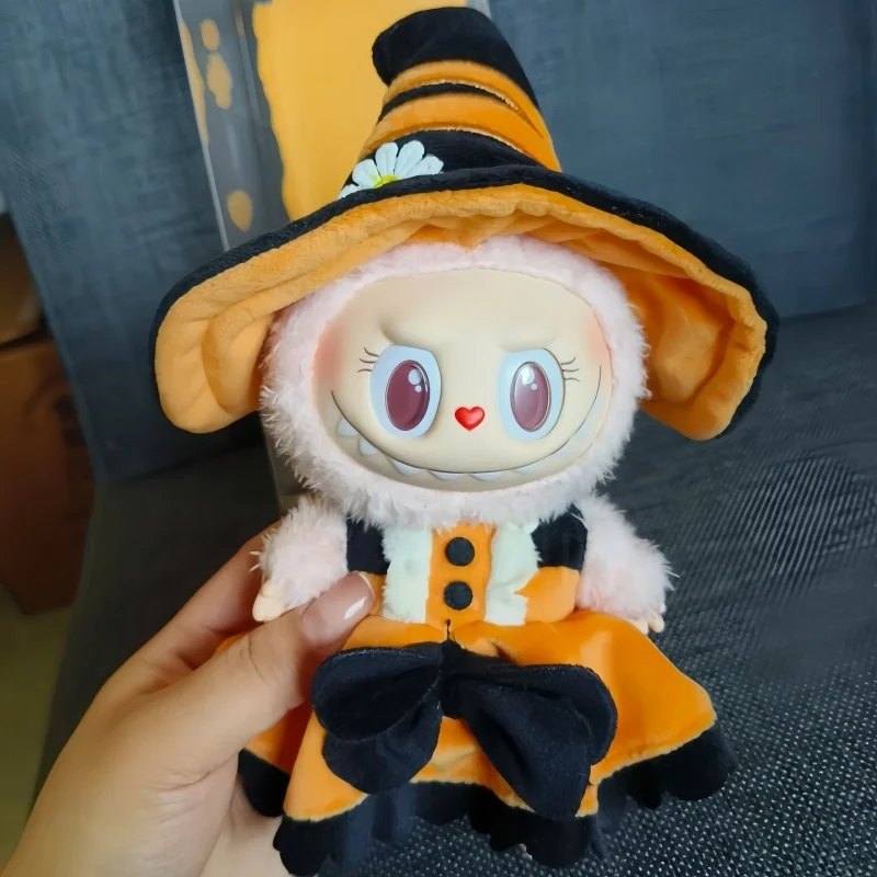 Gorąca sprzedaż Sweetheart Mokoko Series Replika Happy Halloween Party Magic of Pumpkin Labubu Pendent Doll Zabawka na biurko Prezenty urodzinowe