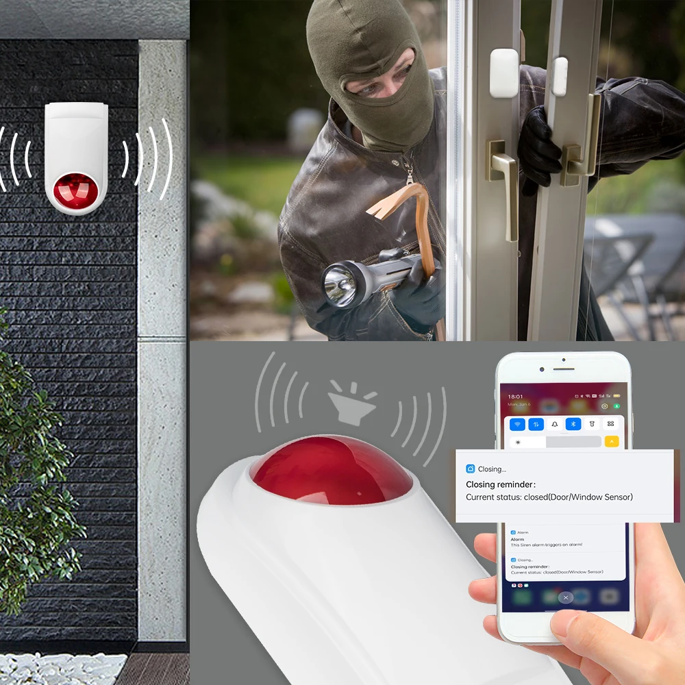 tuya-zigbee-siren-horn-outdoor-uv-protect-strobe-alarm-sirene-with-sound-light-smart-home-security-require-smartlife-hub-gateway