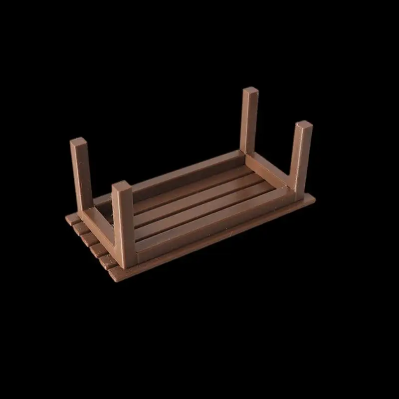 

1PC 1/12 Dollhouse Simulation Table Bench Model Dollhouse Furniture Decoration Doll House Living Scene Ornament Pretend Play Toy