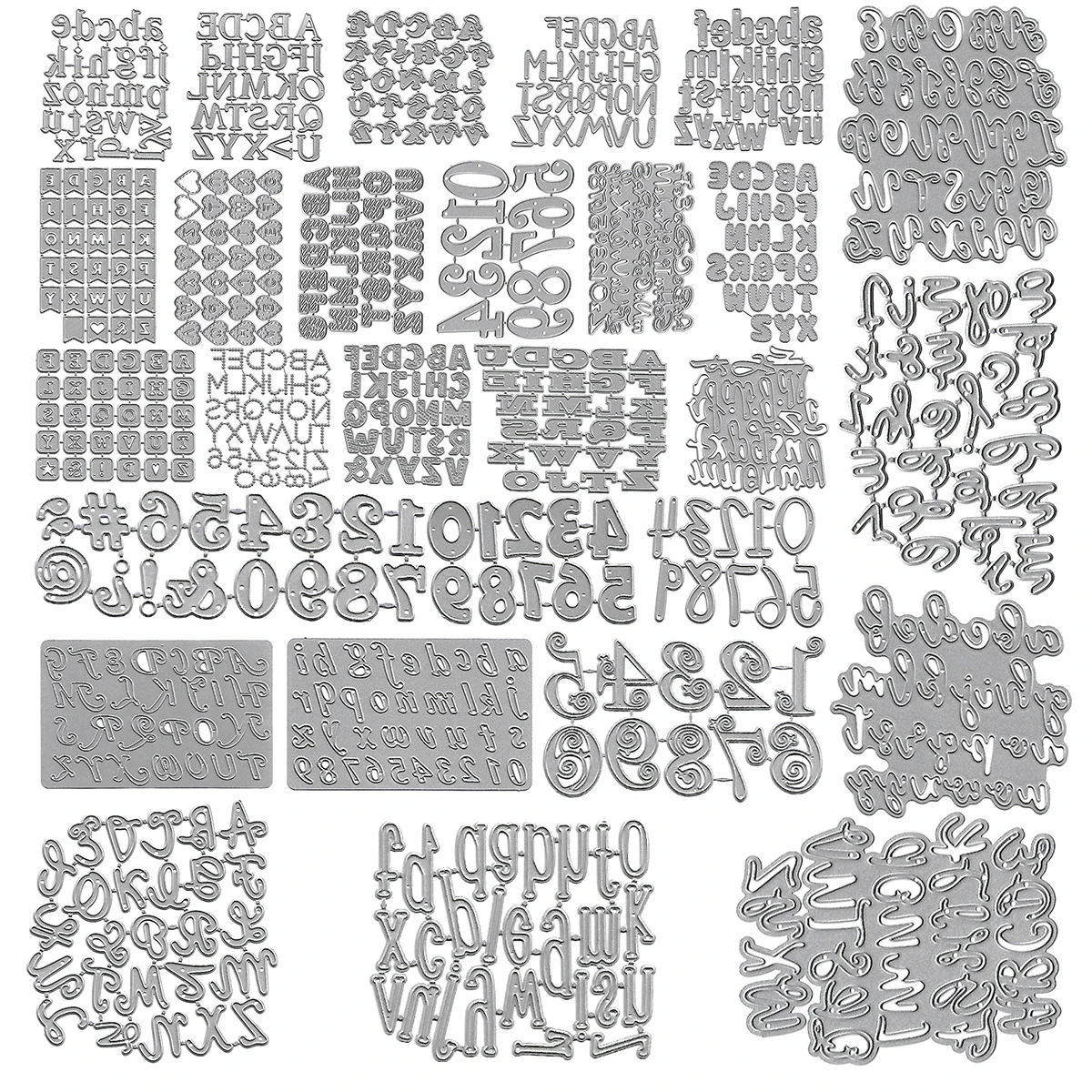 yZ[z2025 V DIY ؍_CXlGtHgAoXNbvubN 3D O[eBOJ[h 26  0-9 