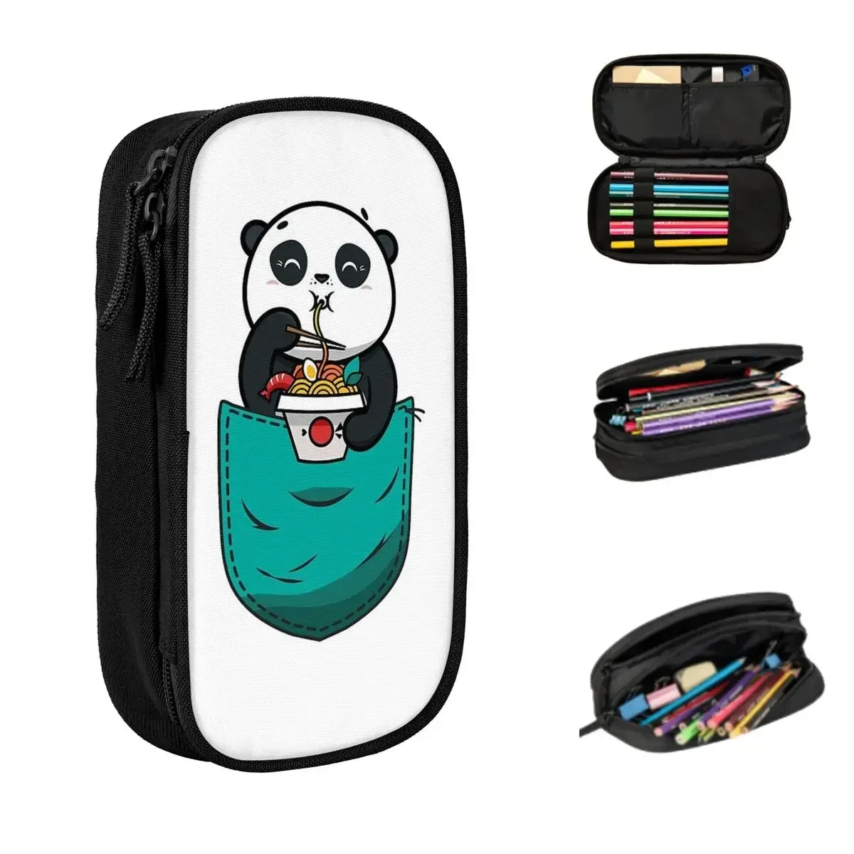 

Pocket Red Panda Bears Pencil Cases Big Capacity Pen Bags Pen Box Pencil Pouch For Boys Girls Students Stationery School Office