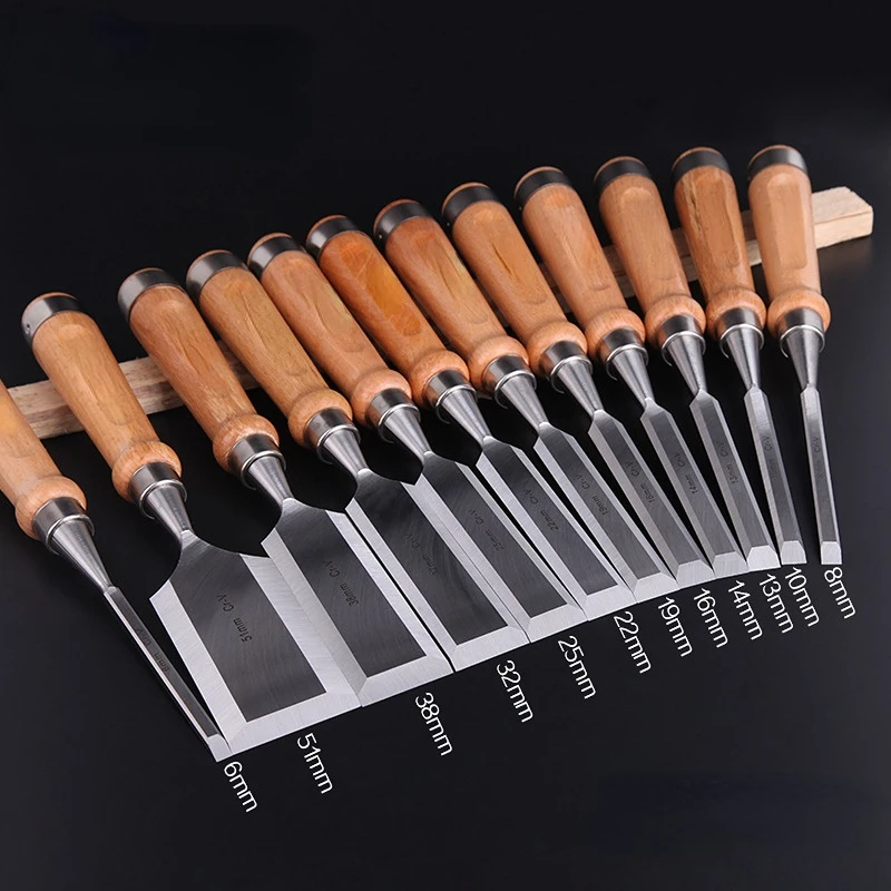 Chisel Woodworking Cutter Carving Chisel Steel Carpenter Wood Carving Gouge DIY Wood Carving Tools