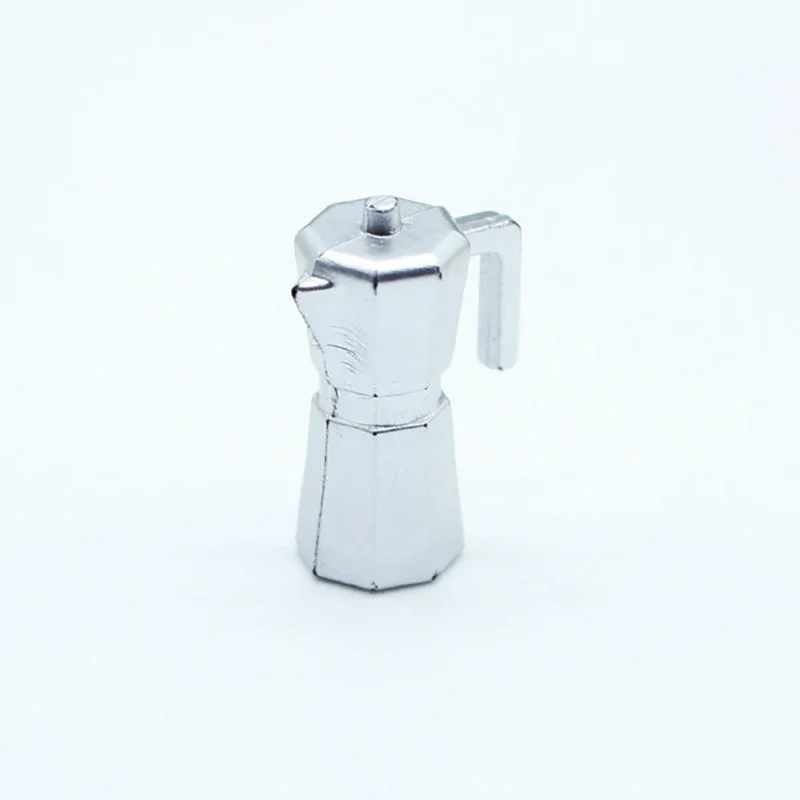 Juego de cafetera modelo micro de cocina, juguete accesorio para casa de muñecas en miniatura, regalo Ideal para niñas
