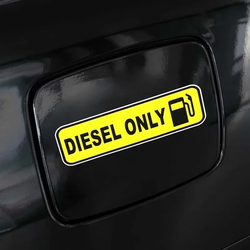 

Waterproof Cool PVC Decal Motorcycle Car Accessories Warning Car Sticker Diesel Only Decoration