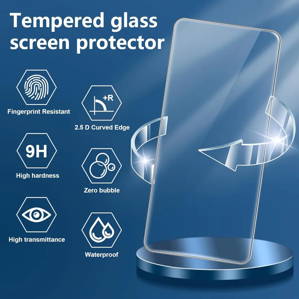 1-4 sztuki Folia Ochronna na Ekran OPPO Find X9 Pro, Łatwa Instalacja, Odporna na Zarysowania, Blokuje Odciski Palców, Szkło Hartowane do Find X9 — zdjęcie produktu 3