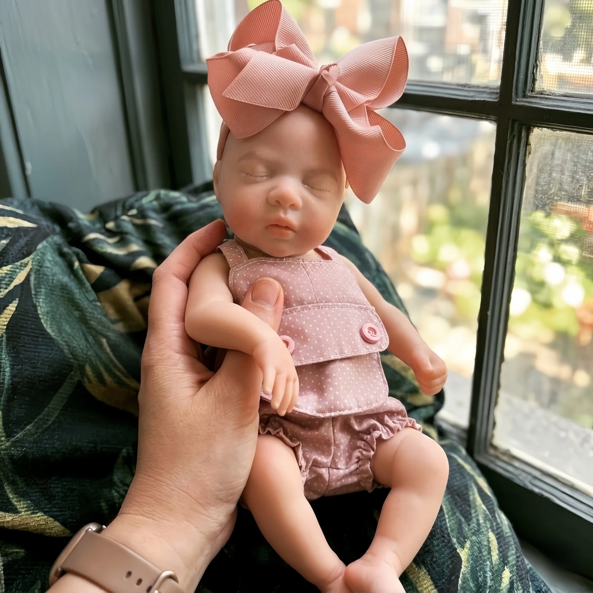 

OtardDolls 13 Inch Open Mouth Silicone Reborn Doll - Girl Luna Real Soft Collectible with Adorable Outfits Perfect Gift