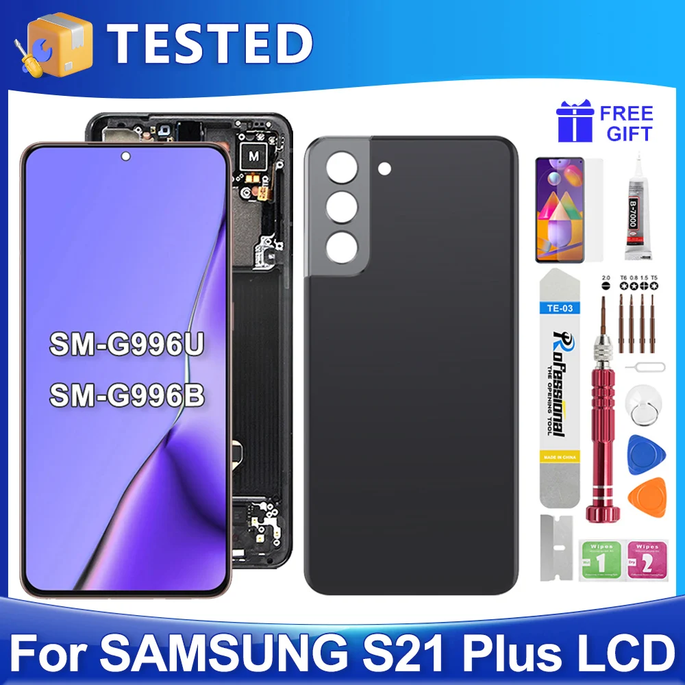 OEM 6.7''S21 Plus For Samsung For  S21+ 5G G996B G996U G996W LCD Display Touch Screen Digitizer Assembly Replacement