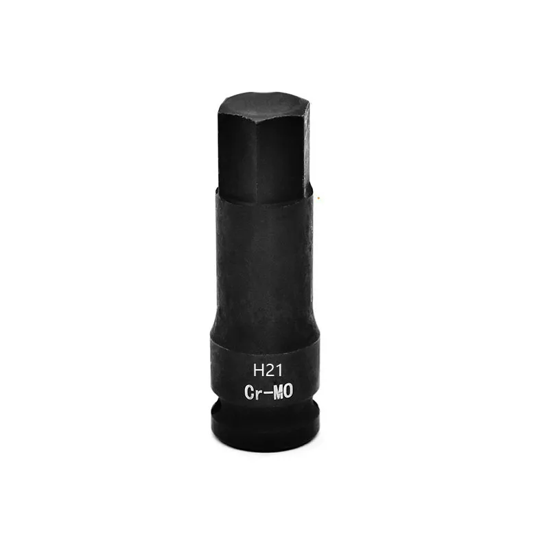 Hex Impact Bit Socket 1/2 Inch Universal Impact Wrench Socket Adapte Air Allen Driver Metric H22 H21 H20 H19 H17 H10 Long 78mm