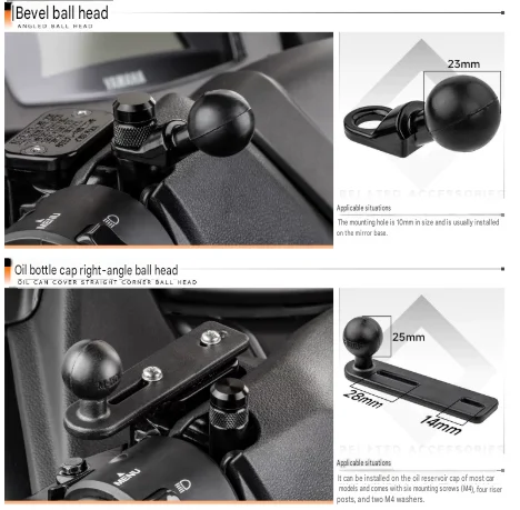 For Motorcycle Phone Holder Extended Sun Visor Mini Helmet Shape Rainproof Cover Cellphone Bracket Mod Accessories