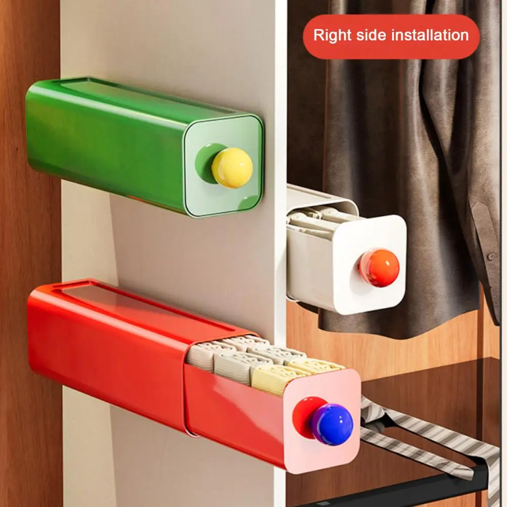 2025 صندوق تخزين الجوارب سعة كبيرة جدار جبل المنظم حقيبة للتخزين صندوق عرض تخزين الملابس الحل صندوق منظم #3