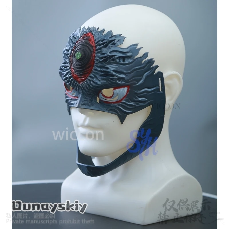 JJ Enjōji Jin تأثيري Dandadan SE2 أنيمي زي عين الشر ثلاثية الأبعاد حمض البوليلاكتيك قاعدة قناع الرعب هالوين هدايا حفلة عيد الميلاد