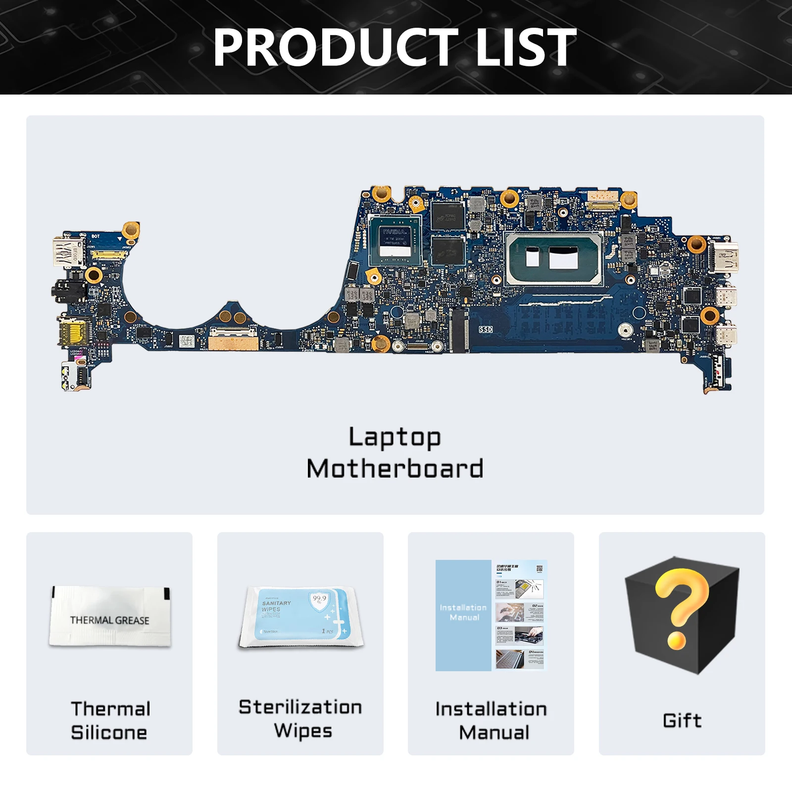 UX482EGR Mainboard For ASUS UX482EAR UX482E BE482E BX482E Laptop Motherboard i5 i7 11th Gen RAM-8G/16G/32G