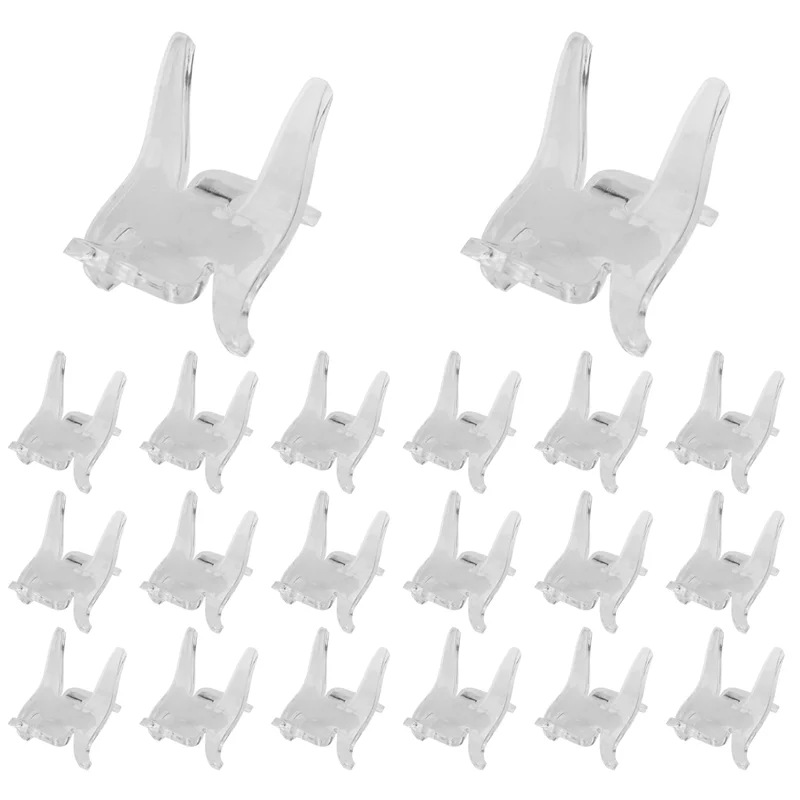 Sales! 20 Pcs Acrylic Display Small Collectibles Display Stands for Displaying Crystal Geodes Rock Mineral Agate Fossil Coral S