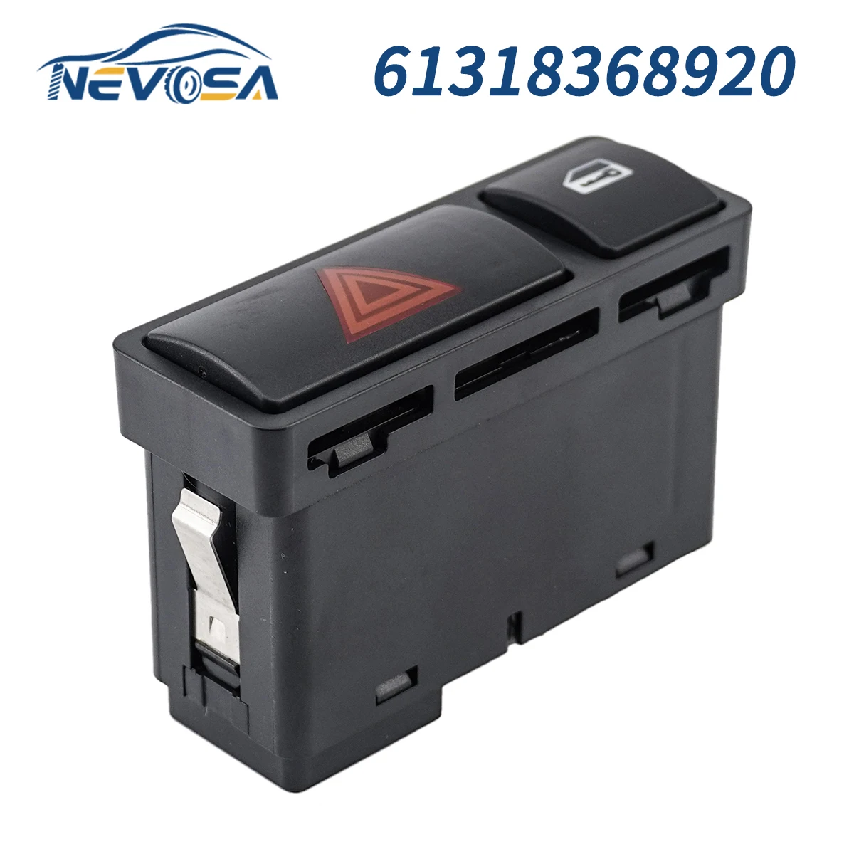 NEVOSA 61318368920 Car Emergency Hazard Warning Flash Light Lock Button Switch For BMW 3 Series E46 Roadster Car Accessories