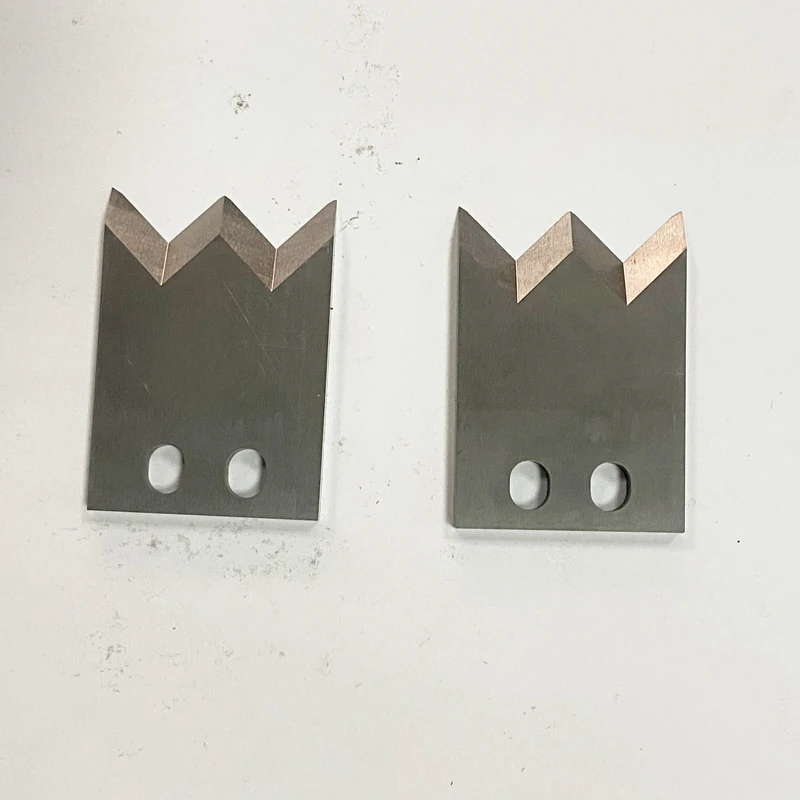 

1SET Double Line Wire Stripping Tungsten Carbide Knife Blade Wire Stripping Peeling Cutting Machine Blade
