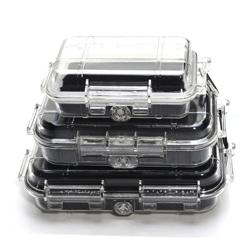 Portable Camping Box Shockproof Sealed Waterproof ABS Plastic Safety Equipment Storage Toolbox