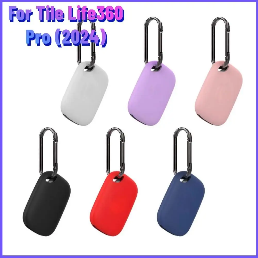 Tracker Silicone Cover  For Tile Life360 Pro (2024) Anti-Scratch Case Shell Locator Protector Keychains