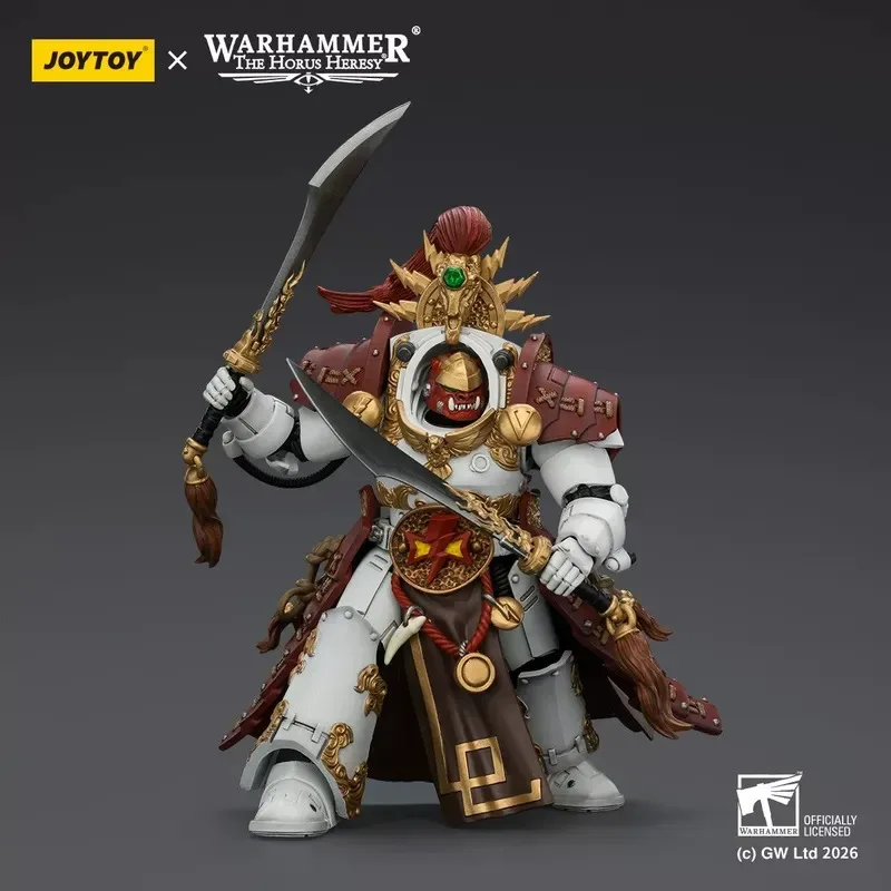Offre spéciale, JOYTOY Dark Source Warhammer, Légion des cicatrices blanches, Qinxia-Khan Guard Commander 1/18 Soldiers Figure Frenzy in