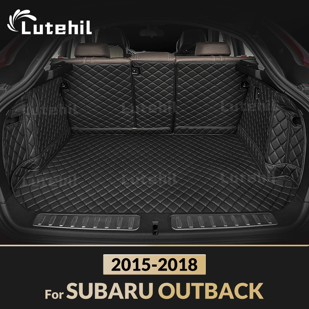 

Для SUBARU OUTBACK 2015-2018 17 16, авто полное покрытие, коврик в багажник Lutehil, чехол для багажника автомобиля, подкладка для багажника, аксессуары для интерьера