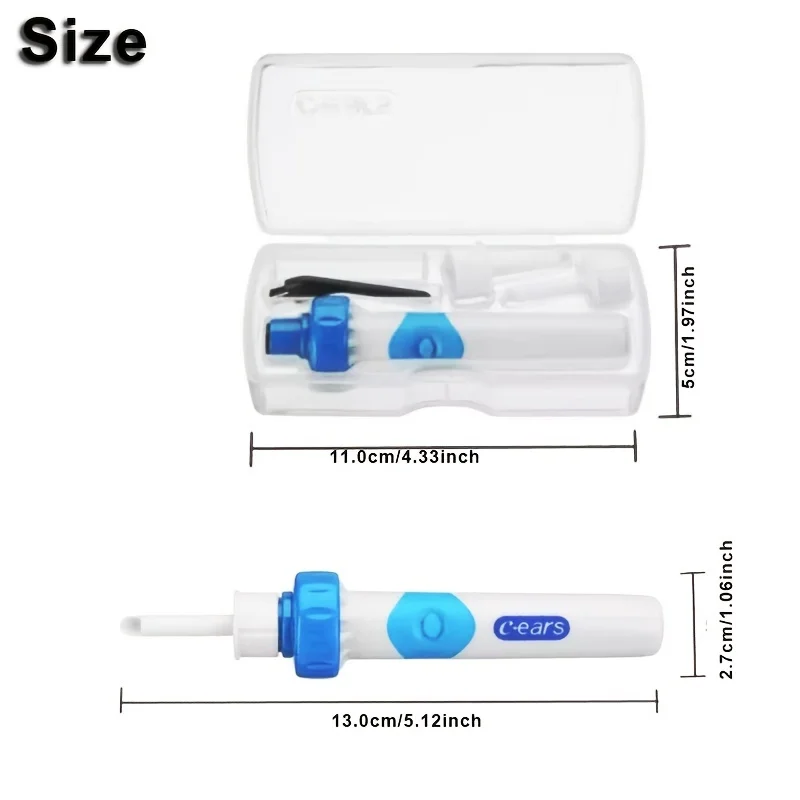 1pc Electric Ear Suction Device, Soft Head Ear Cleaner