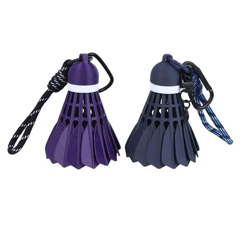 1 Stück Kreativer Bunter Badminton-Schlüsselanhänger, Schreibtisch-Dekoration, Rucksack-Anhänger, Sportgeschenk, Souvenir für Kinder und Erwachsene – Detail 4
