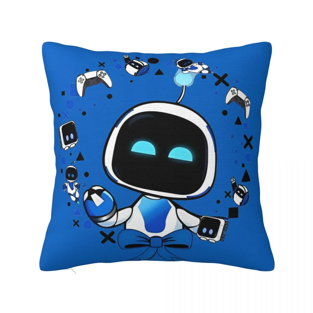 Astrobot Cartoon Game Pillow Cases Astros Playroom Cushion Covers Novelty Zipper Decorative Pillowcase for Sofa 18