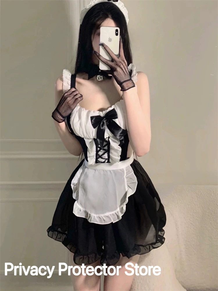 Lolita Hot Costume Babydoll Dress Uniform Erotic Role Play Cute Live Show Women Sexy Lingerie Cosplay Costumes Maid Servant