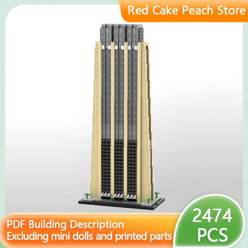 

City Street View Model MOC Building Bricks Super High-Rise Residential Modular Technology Children Holiday Gifts Assemble Toys