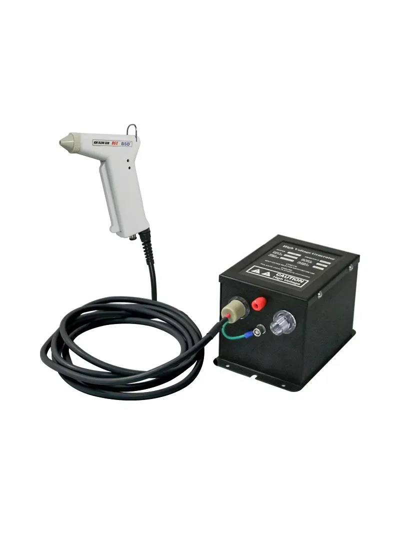 Pistola ad aria ionica antistatica industriale Volume d'aria regolabile ad alta pressioneRimozione efficiente della polvere staticaDesign ergonomico per l'officina