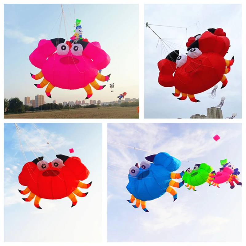 Free shipping soft kites pendant flying show kites crab kites inflatable kites factory large kite outdoor toy giant kites to fly