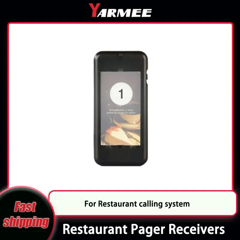 YARMEE Restaurant equipment pager Buzzer Wireless Receiver calling system For Coasters Food truck Coffee Shop Queuing System