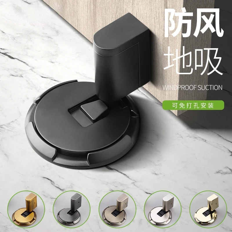 

Floor Mount Magnet Door Stopper Invisible Magnetic Door Stop,Magnets Door Stops Wall Prop Hold Open Doorstop No Drilling