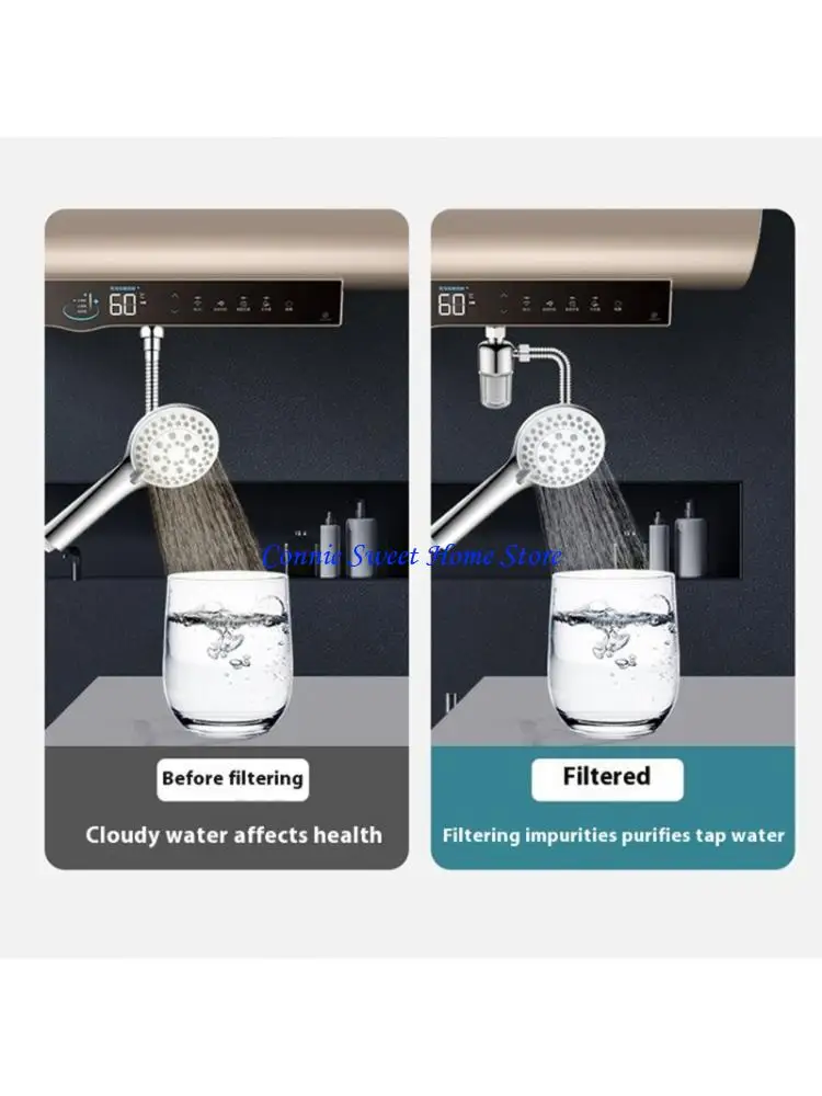 

LXAF Universal Water Heaters Defense Filter Permanent Steel Meshing Temperature Resistant Water Heaters Inlines Filter for Home