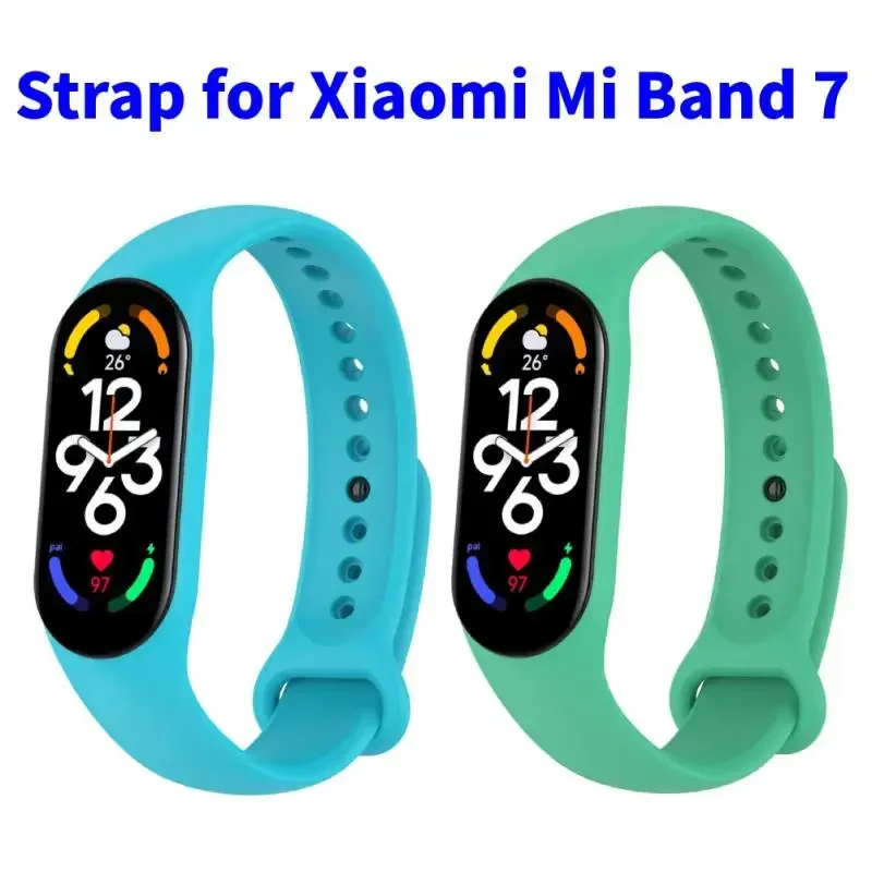 Xiaomi Mi Band 7用のスペアシリコンストラップ,スマートウォッチ用のスペアシリコンストラップ