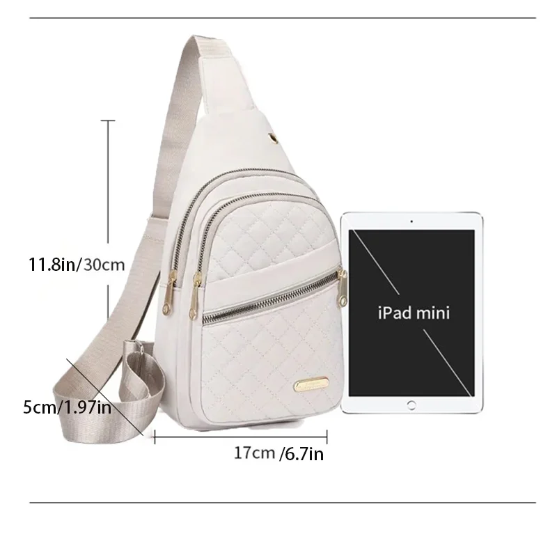 Ultra-Lightweight Foldable Sling Bag - Comfy & Convenient Shoulder Bag for Everyday Style Multi-Function Unisex Design