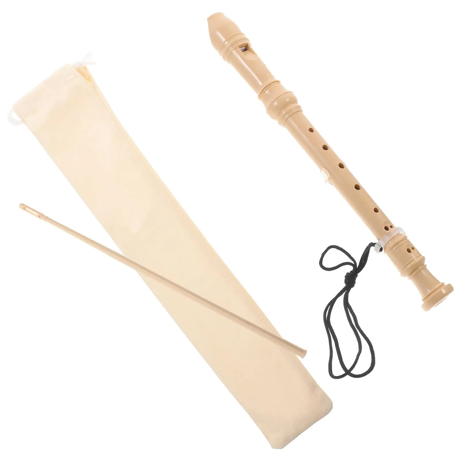 

8 Hole C Scale Kids Clarinet Instrument Smooth Surface Beginner Practice Wind Children Music Education Pink Cotton Bag
