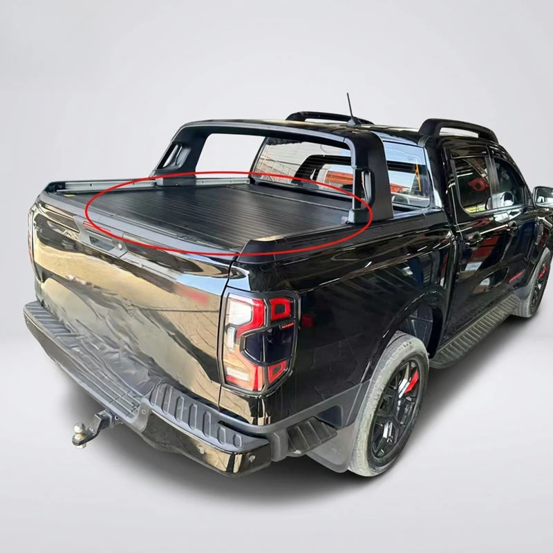 Car Accessories 4x4 Electric Roller Shutter Tonneau Cover Fit Hilux Vigo Revo NP300 D-MAX Ranger T9 2023 Pickup Truck