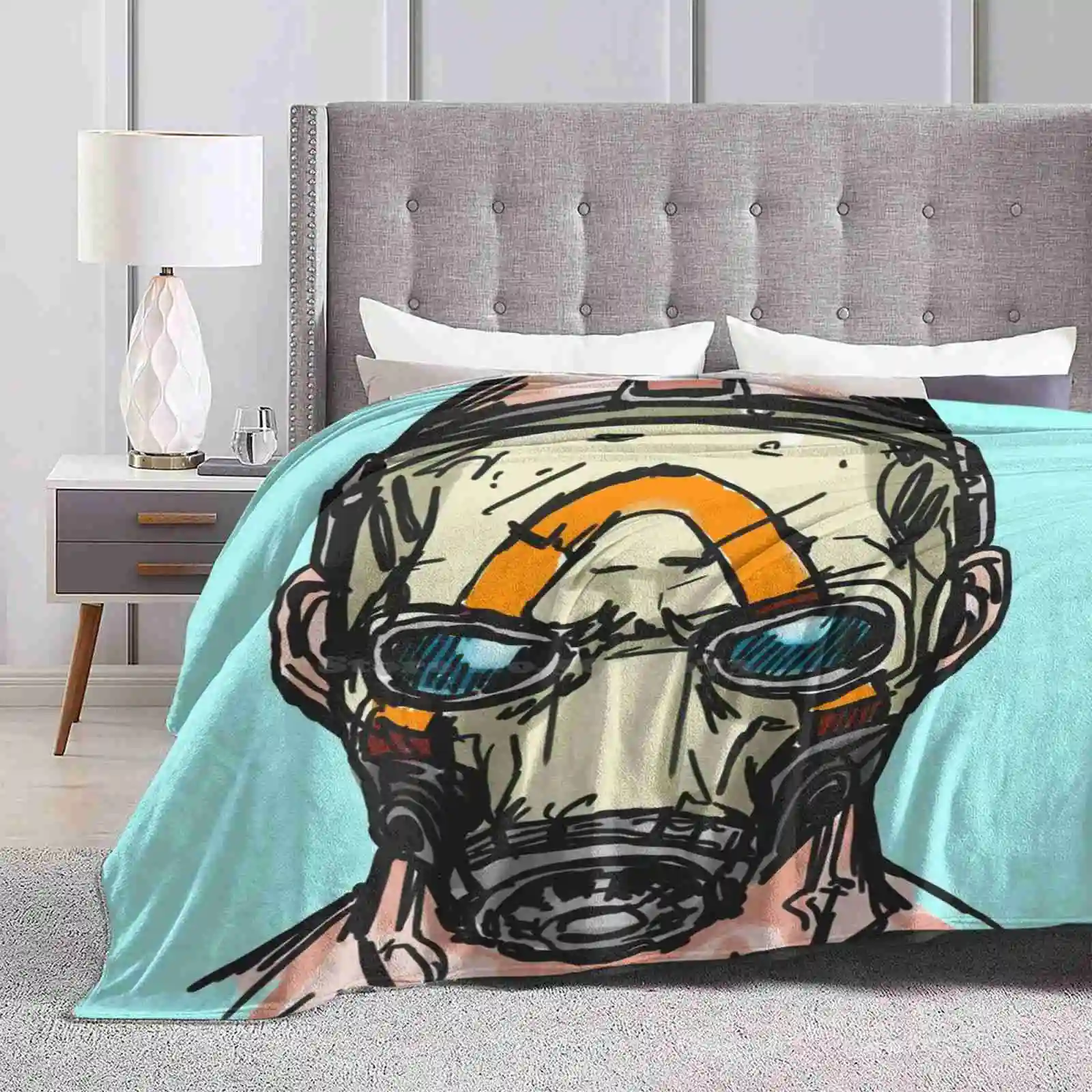 3 Psycho Mask Creative Design Light Thin Soft Flannel Blanket Iii Characters Psycho Bandit 2 Psycho Psycho 2 Psycho 3 Psycho