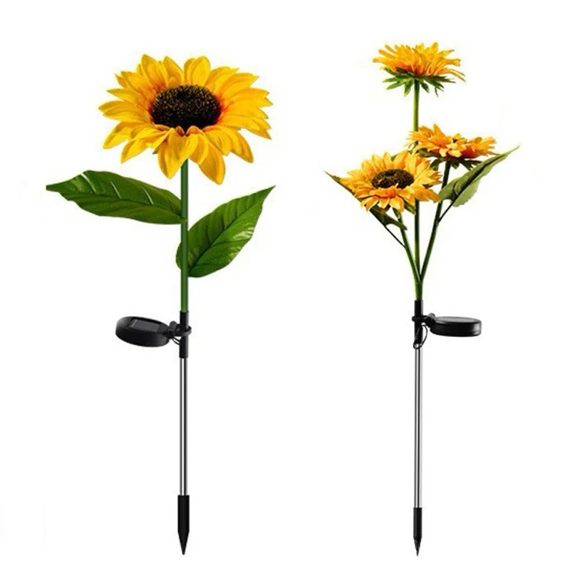 Solar Sunflower Lamp Outdoor Waterproof Courtyard Park Atmosphere Lawn Decorative Lamp