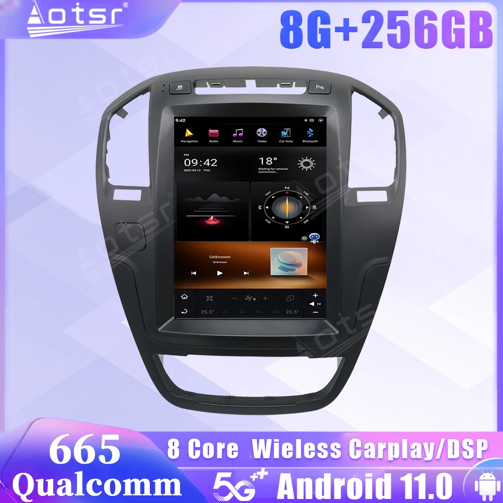 Android 11 Car Radio For Opel Insignia Vauxhall Holden CD300 CD400 2008 2009 2010 2011 2012 2013 GPS 5G Carplay Stereo Head Unit