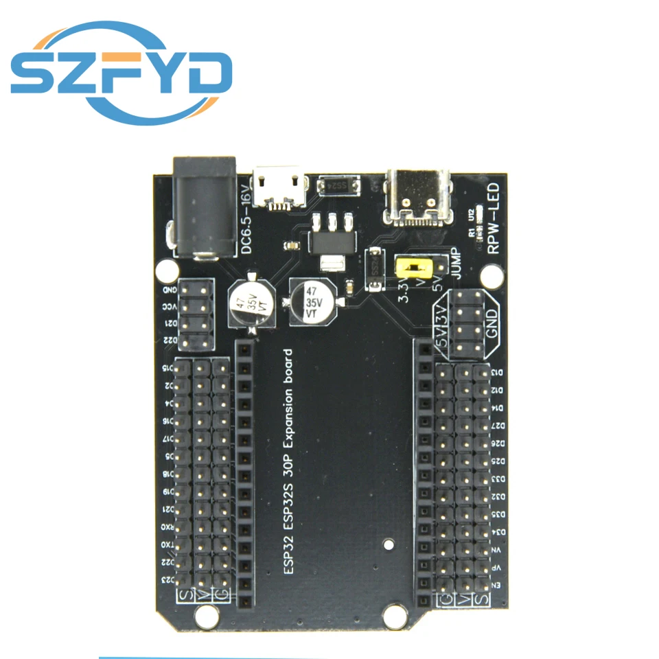ESP32 Development Board CH340C WiFi+Bluetooth Ultra-Low Power Dual Core ESP32-DevKitC-32 ESP-32 Expansion Board image 5