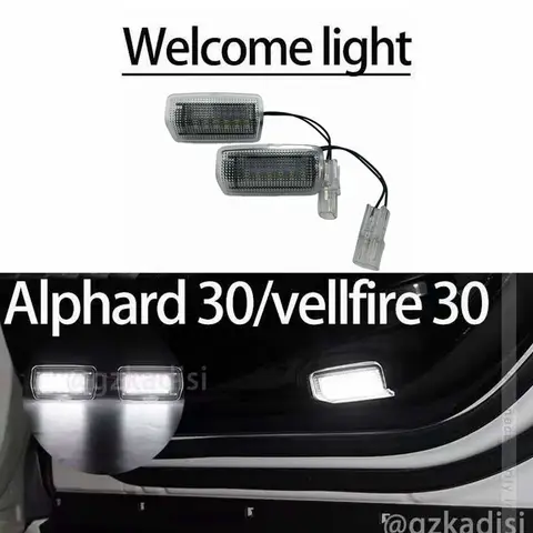 2 шт. приветственный свет алфара 30/лагоfire 30 (2015-2022) AGH30 ANH30 освещение двери автомобиля светодиодный светильник двери автомобиля