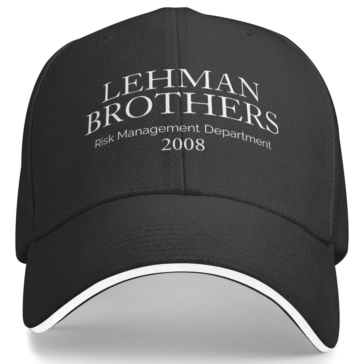 

Men Women Lehman Brothers Risk Management Department 2008 Baseball Cap Vintage Distressed Cotton Headwear Adjustable