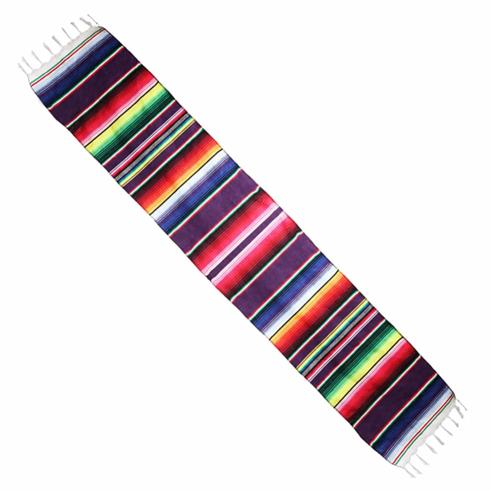 35X215Cm الملونة الزخرفية النسيج لفة لتناول الطعام طاولة شاي حامل ديكور المنزل الطرف الجدول العلم