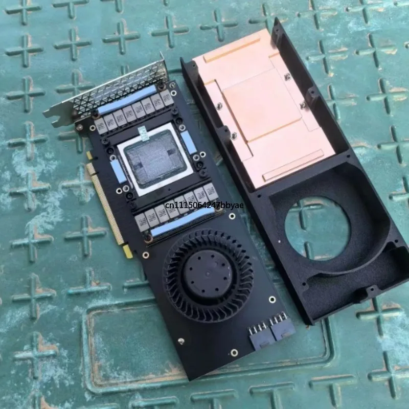 For V100 SXM2 16G 32G To PCIE Converter Adapter Board With Pure Copper Heatsink Turbo Cooling Fan GPU Accessory Replacement Part
