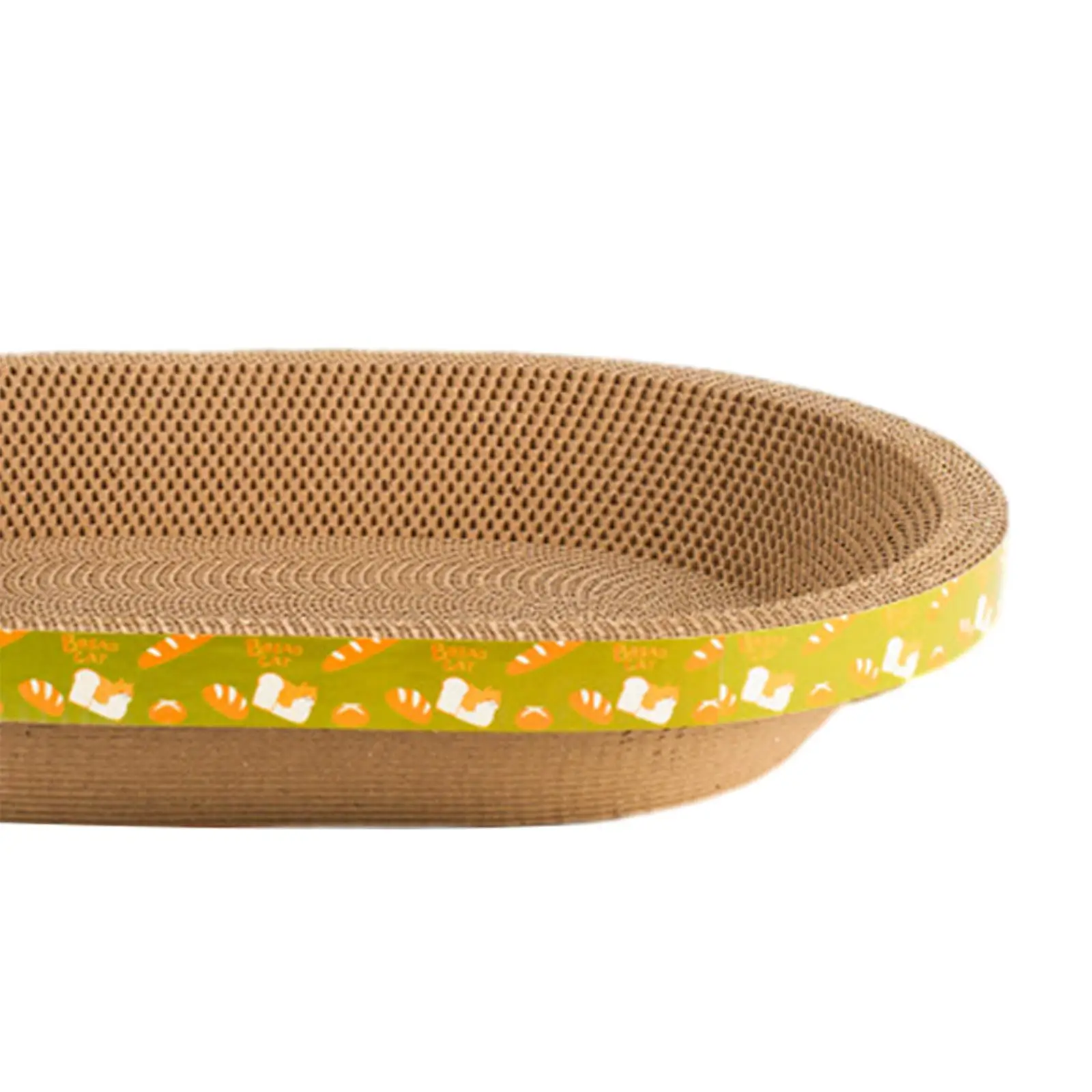 Lounge Bed Oval Cat Scratcher Mat Scratching Board Furniture Protection Cat Scratching Pad Kitten Training Grinding Play Toy