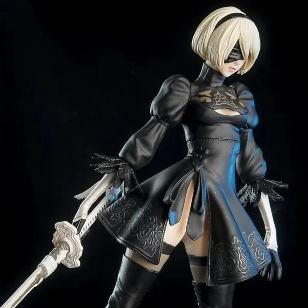 27cm NieR Automata 2B YoRHa Deluxe wersja pcv zabawki figurki akcji