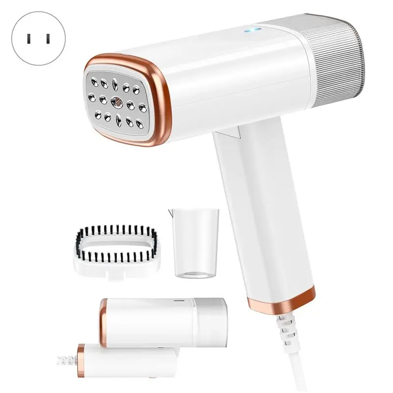 

AEE4-Steamer For Clothes Portable Clothes Steamer Fast Heat-Up Garment Steam Iron For Clothes Removes Wrinkle US Plug